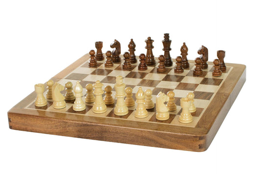 Holz Schach einstellen hoch Klasse 4 Königin Schac – Grandado